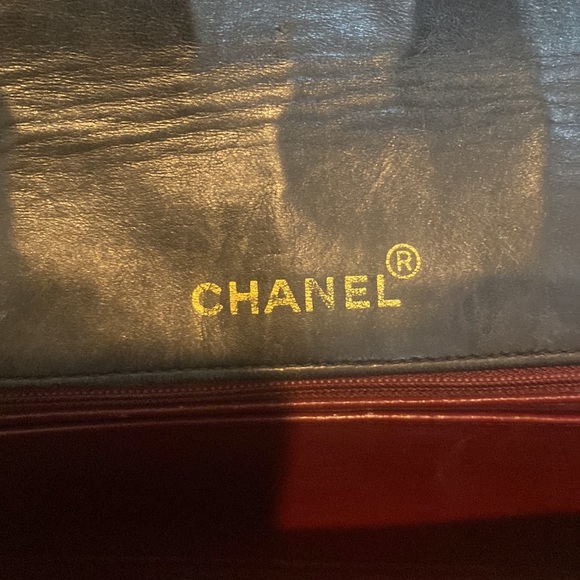 Chanel Vintage Diana Bag Quilted Lambskin Medium Black - Picture 5 of 13